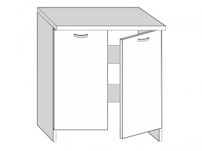 9.700.716 Шкаф-стол МДФ для стиральной машины  на 700 (ПВХ) в Екатеринбурге - mebelmir96.ru | фото
