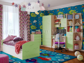 Детская комната Юниор-2 Салатовый в Екатеринбурге - mebelmir96.ru | фото