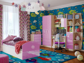 Детская комната Юниор-2 Сиреневый металлик в Екатеринбурге - mebelmir96.ru | фото