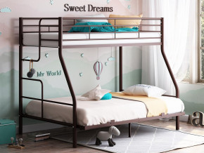 Двухъярусная кровать Гранада-3 140 коричневый в Екатеринбурге - mebelmir96.ru | фото