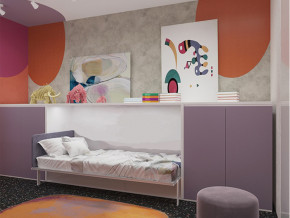 Комплект для детской стандарт с кроватью Смарт 3 в Екатеринбурге - mebelmir96.ru | фото 2