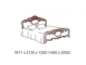 Кровать 2-х спальная 1400*2000 с ортопедом в Екатеринбурге - mebelmir96.ru | фото