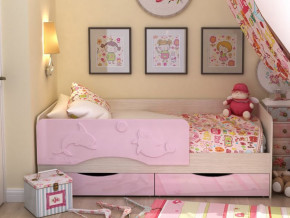 Кровать детская Алиса КР 812 розовая 1600 в Екатеринбурге - mebelmir96.ru | фото