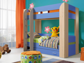 Кровать детская двухъярусная Юниор 6 с ящиком в Екатеринбурге - mebelmir96.ru | фото