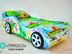 Кровать детская машинка Принцесса в Екатеринбурге - mebelmir96.ru | фото 2