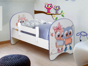 Кровать детская с фотопечатью без ящика Совята 800*1600 в Екатеринбурге - mebelmir96.ru | фото