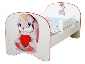 Кровать детская с фотопечатью без ящика Зайчик 800*1600 в Екатеринбурге - mebelmir96.ru | фото