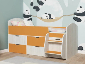 Кровать Малыш-7 Винтербер-Оранжевый в Екатеринбурге - mebelmir96.ru | фото