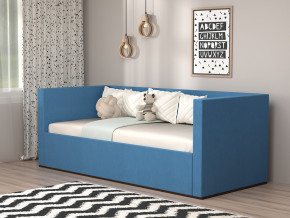 Кровать мягкая с подъёмным механизмом арт. 030 синий в Екатеринбурге - mebelmir96.ru | фото
