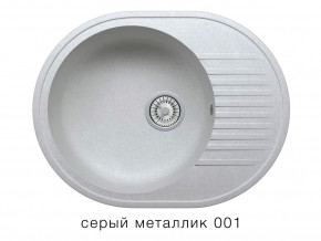 Мойка кварцевая Tolero R-122 Серый металлик 001 в Екатеринбурге - mebelmir96.ru | фото