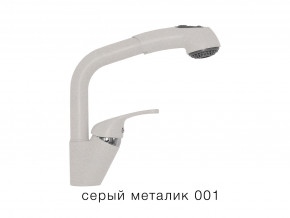 Смеситель кухонный Высокая лейка Tolero Серый металлик 001 в Екатеринбурге - mebelmir96.ru | фото 1