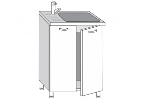 2.60.2м Шкаф-стол на 600мм под врезную мойку с 2-мя дверцами в Екатеринбурге - mebelmir96.ru | фото