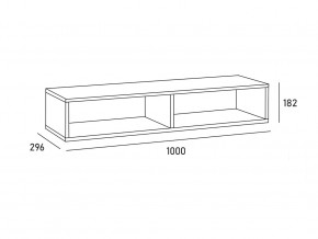 Антресоль MODUL 1000 в Екатеринбурге - mebelmir96.ru | фото 2