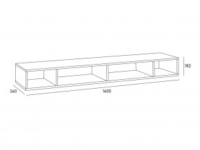 Антресоль MODUL 1600 в Екатеринбурге - mebelmir96.ru | фото 2