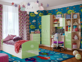 Детская комната Юниор-2 Салатовый металлик в Екатеринбурге - mebelmir96.ru | фото