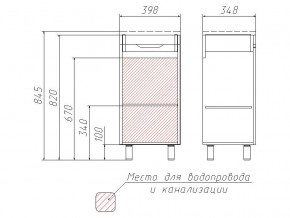 Комплект мебели для ванной 3D 40 в Екатеринбурге - mebelmir96.ru | фото 4