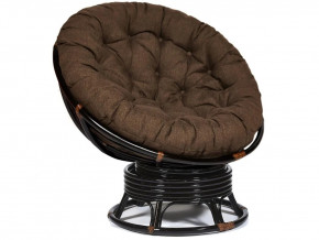 Кресло-качалка Papasan w 23/01 B с подушкой Antique brown, ткань Коричневый в Екатеринбурге - mebelmir96.ru | фото