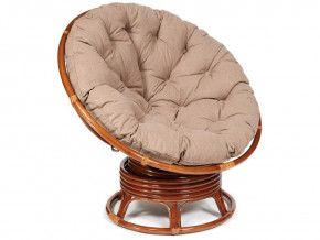 Кресло-качалка Papasan w 23/01 B с подушкой Pecan, экошерсть Коричневый в Екатеринбурге - mebelmir96.ru | фото