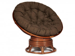 Кресло-качалка Papasan w 23/01 B с подушкой Pecan, ткань Коричневый в Екатеринбурге - mebelmir96.ru | фото