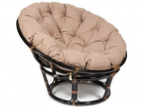 Кресло Papasan 23/01 W с подушкой Antique brown, экошерсть Коричневый в Екатеринбурге - mebelmir96.ru | фото