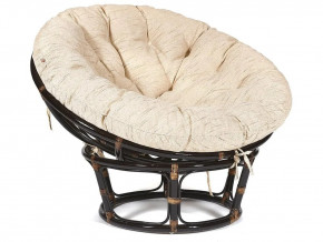 Кресло Papasan 23/01 W с подушкой Antique brown, ткань Старт в Екатеринбурге - mebelmir96.ru | фото