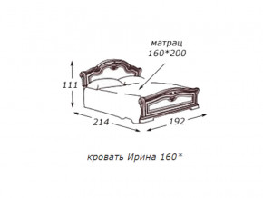 Кровать 2-х спальная 1600*2000 с ортопедом в Екатеринбурге - mebelmir96.ru | фото