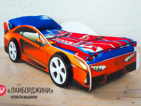 Кровать детская машинка Ламборджини в Екатеринбурге - mebelmir96.ru | фото 2