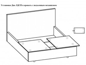 Кровать Флоренция норма 180 с механизмом подъема, дно ЛДСП в Екатеринбурге - mebelmir96.ru | фото 3