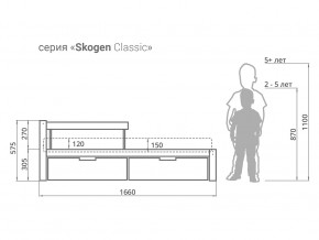 Кровать Svogen classic с ящиками и бортиком бежево-белый в Екатеринбурге - mebelmir96.ru | фото 2