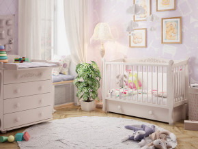 Кроватка детская белая Джулия в Екатеринбурге - mebelmir96.ru | фото 2
