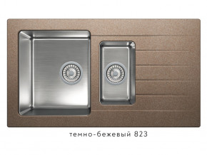 Мойка комбинированная Tolero twist TTS-890 Темно-бежевый 823 в Екатеринбурге - mebelmir96.ru | фото