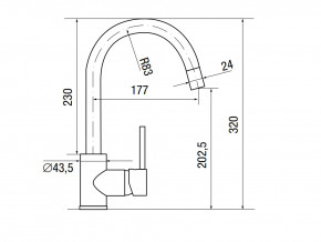 Смеситель Logic LM2101 в Екатеринбурге - mebelmir96.ru | фото 2