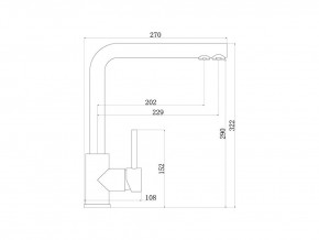 Смеситель Sprint logic LM2196 Stainless Steel в Екатеринбурге - mebelmir96.ru | фото 2