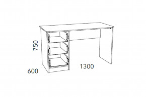 Стол письменный Фанк НМ 011.47-01 М2 в Екатеринбурге - mebelmir96.ru | фото 3