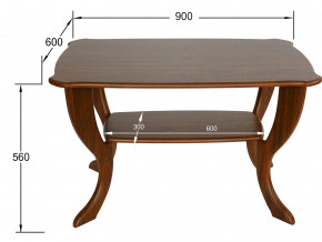 Стол журнальный Маэстро СЖ-01 орех в Екатеринбурге - mebelmir96.ru | фото 2