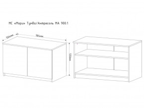 Тумба-антресоль Мори МА900.1 в Екатеринбурге - mebelmir96.ru | фото 2