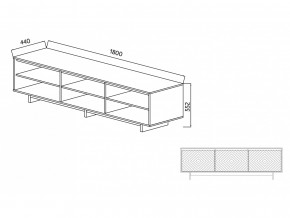 Тумба для ТВА Moderno-1800 Ф4 в Екатеринбурге - mebelmir96.ru | фото 4